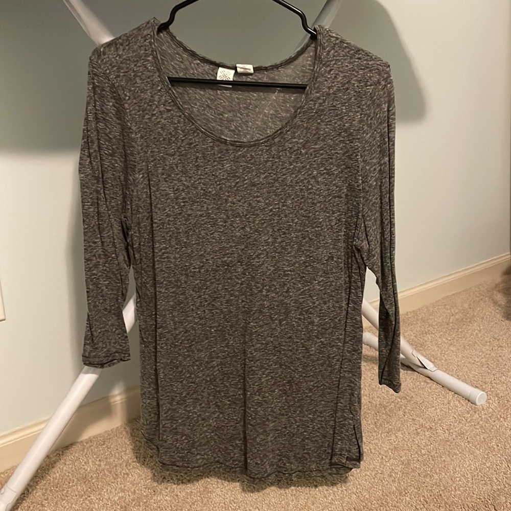 Heather Gray Long Sleeve Shirt